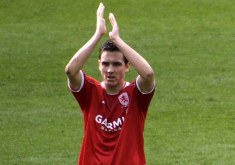 stewart downing when playing for middlesborough