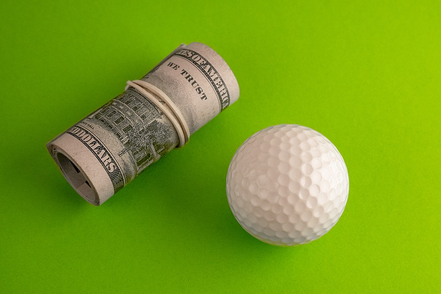 Where does the money come from in golf