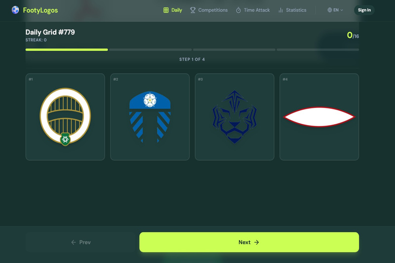 Footy Logos Game