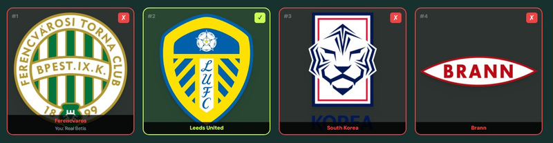Footy Logos Results