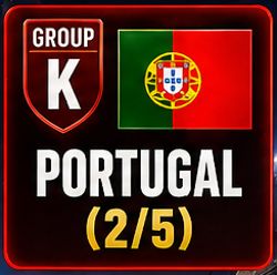 portugal world cup predicted winner group k