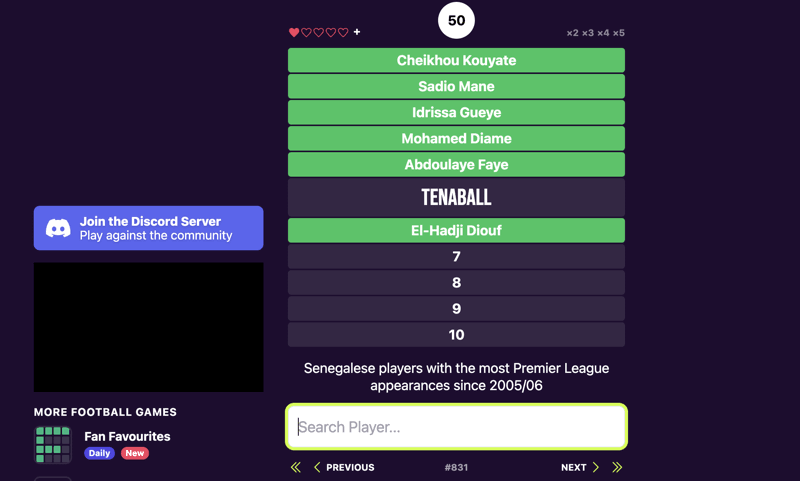 football tenable