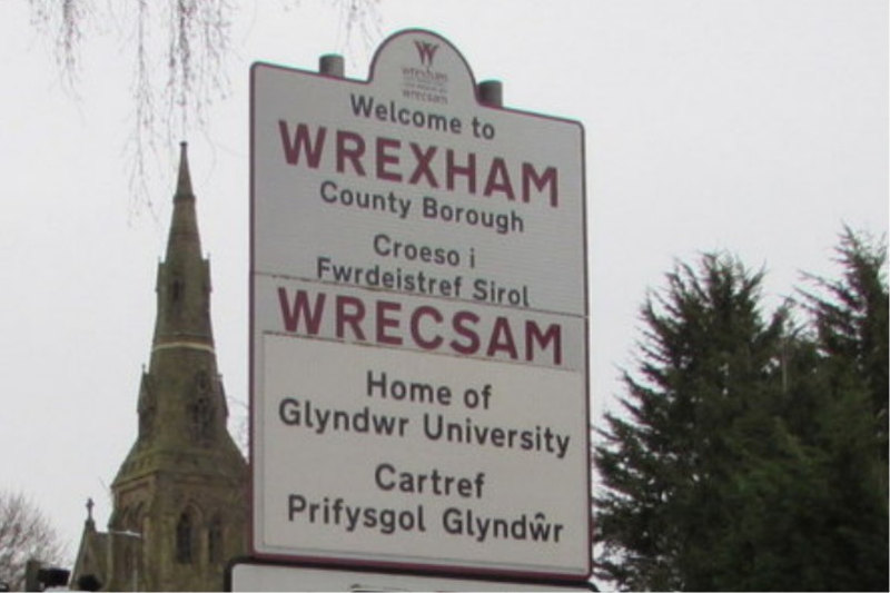 Welcome to Wrexham Sign